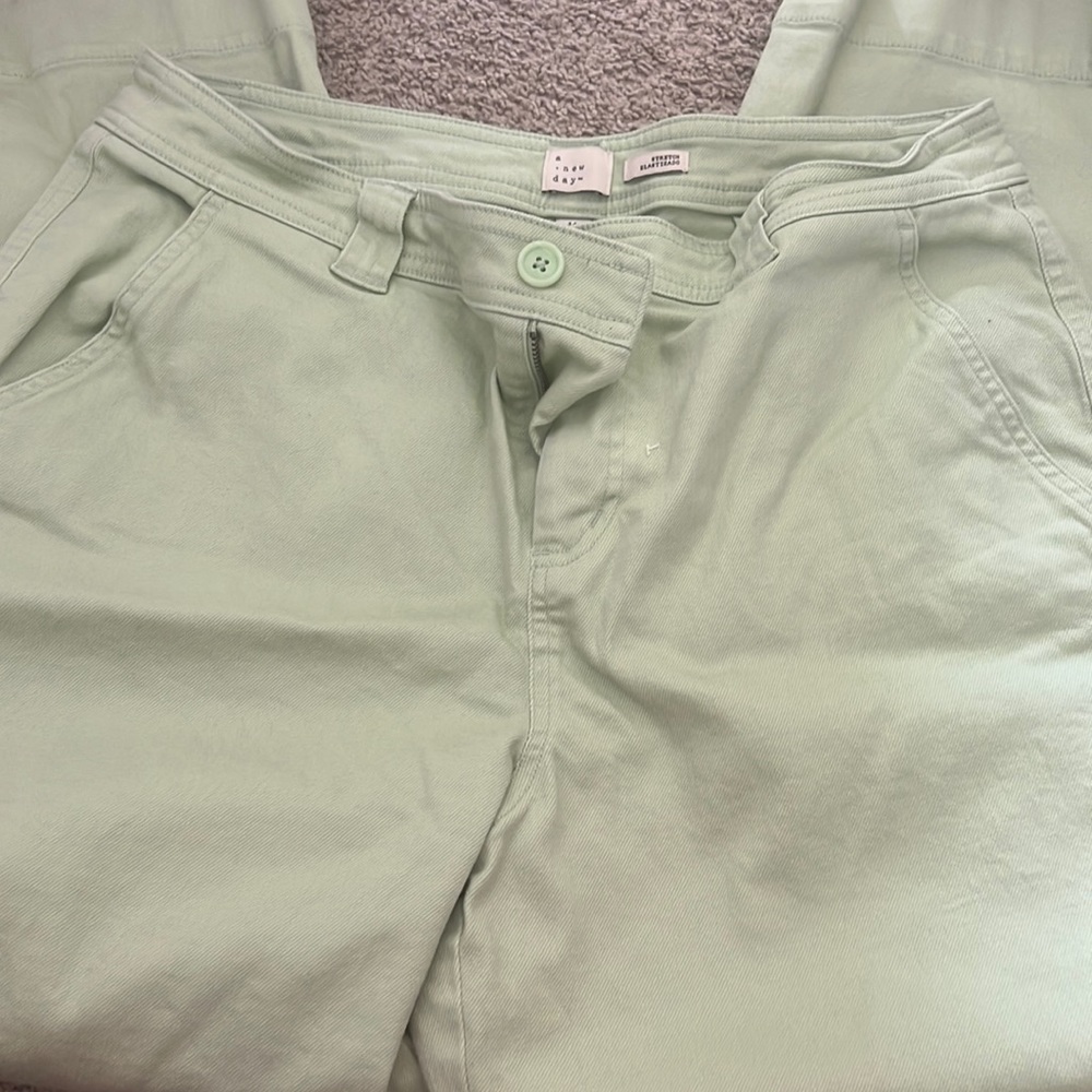 New day mint green size 14 jeans